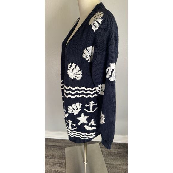 Vintage Best American Clothing Co Cotton Blend Nautical Button Cardigan Size S - Picture 9 of 16